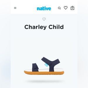 Native Shoes Charley Sandal - Navy